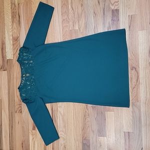 Women's Green Short Dress.